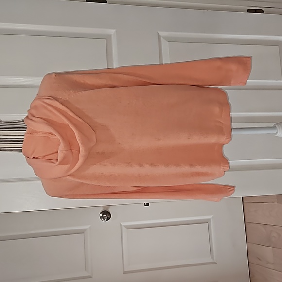 89th Madison Hooded Sweater Women Open weave front Size XL - Picture 4 of 11